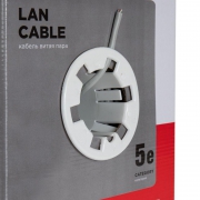 Кабель витая пара F/UTP кат.5e 4х2х24AWG solid CU PVC сер. 305м (м) Rexant 01-0143 01-0143