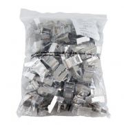 Джек компьютерный RJ45 (8P8C) кат.5E с экраном (уп.100шт) Rexant 05-1023 05-1023