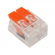 Клемма компактная многоразовая 221-412 2-проводная 0.14-4.0кв.мм (уп.50шт) Rexant 07-5202 07-5202