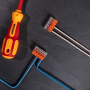 Клемма компактная многоразовая 221-415 5-проводная 0.14-4.0кв.мм (уп.40шт) Rexant 07-5205 07-5205