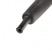 Трубка термоусадочная двустенная клеевая 24/8 (3:1) 1м черн. Rexant 26-0024 26-0024