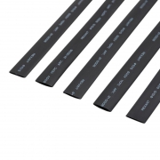 Трубка термоусадочная 10.0/5.0 1м черн. Rexant 21-0008 21-0008