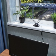 Антенна ТВ комнатная RX-100 телескопич. на подставке с кольцом VHF; UHF 47-860MHz REXANT 34-0100 34-0100