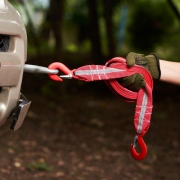 Трос буксировочный со светоотражающей лентой 5т 4м с двумя крюками в чехле Rexant 80-0228 80-0228