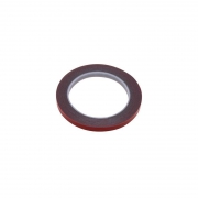 Скотч двустор. 9ммх5м красн. на серой основе REXANT 09-6009 сен.09