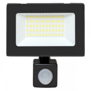 Прожектор светодиодный СДО-3004 50Вт 6500К IP54 с инфракрасным датчиком движения EKF FLL-3004-50D-6500 FLL-3004-50D-6500