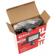 Прожектор светодиодный СДО-3004 50Вт 6500К IP54 с инфракрасным датчиком движения EKF FLL-3004-50D-6500 FLL-3004-50D-6500