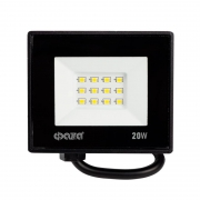 Прожектор светодиодный СДО-20 20Вт 6500К IP65 230В BL ДО прозр. закален. стекло ФАZА 5047266 5047266