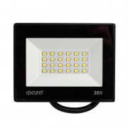 Прожектор светодиодный СДО-20 30Вт 6500К IP65 230В BL ДО прозр. закален. стекло ФАZА 5047280 5047280