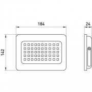 Прожектор светодиодный LPR-023-0-65K-070 70Вт 6500К 5600лм IP65 165х160х35 уличный Эра Б0052025 Б0052025