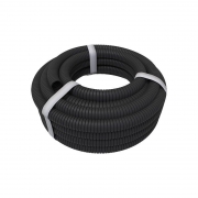 Труба гофрированная ПНД d32мм с протяжкой черн. (уп.25м) Rexant 28-0032-3 28-0032-3