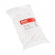 Дюбель-хомут 6-12 прямоуг. бел. (уп.100шт) Rexant 07-4612 07-4612