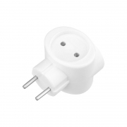 Разветвитель 3-м 6А IP20 220В биметал. бел. Rexant 11-1064 11-1064