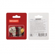 Выключатель для настенного светильника с проводом и деревянным наконечником Silver блист. Rexant 06-0242-A 13.03.2026