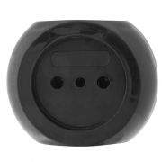 Разветвитель 3-м 6А IP20 Шар 220В черн. Rexant 11-1063-1 11-1063-1