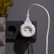 Разветвитель 3-м 6А IP20 Шар 220В бел. Rexant 11-1063 11-1063