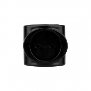 Разветвитель 3-м 6А IP20 220В биметал. черн. Rexant 11-1064-1 11-1064-1