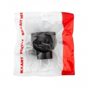 Разветвитель 3-м 6А IP20 220В биметал. черн. Rexant 11-1064-1 11-1064-1