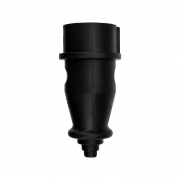 Вилка переносная влагозащ. 3P+PE 32А IP44 каучук черн. Rexant 111-006 111-006