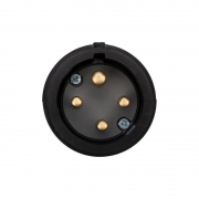 Вилка переносная влагозащ. 3P+PE 32А IP44 каучук черн. Rexant 111-006 111-006