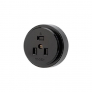 Розетка РШ для электрической плиты 32А 250В 2Р+РЕ (ОУ) черн. Rexant 11-8983 ноя.83