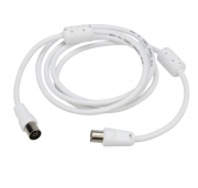 Шнур TV Plug - TV Jack 1.5м бел. Rexant 18-0002 18-0002