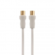 Шнур TV Plug - TV Jack 3м бел. Rexant 18-0004 18-0004