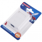 Розетка сетевая LAN на стену 1 гнездо 8Р8С (RJ-45) 5кат. Rexant 06-0104-B 06-0104-B