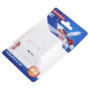 Розетка сетевая LAN на стену 2 гнездо 8Р8С (RJ-45) 5кат. Rexant 06-0105-C 06-0105-C