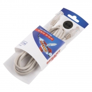 Патч-корд UTP 5e кат. литой 1.5м сер. (блист.) Rexant 06-3202 июн.02