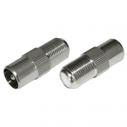 Переходник антенный гнездо F-штекер TV блист. Rexant 06-0025-A 06-0025-A