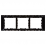 Рамка-суппорт 6мод. Avanti для In-liner Front черн. DKC 4402916 4402916