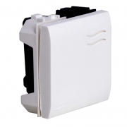 Выключатель 1-кл. 2мод. СП BRAVA 16А IP20 бел. DKC 76002B 76002B