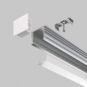 Профиль алюминиевый накладной 16х12 Maytoni ALM005S-2M ALM005S-2M