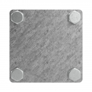 Соединитель полоса-полоса 25-40мм с разделит. пластиной 80х70мм DKC NG3105 NG3105