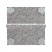 Соединитель пруток-полоса с раздел. пластиной DKC NG3101 NG3101