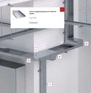 Лоток листовой перфорированный 400х100 L3000 сталь 1мм DKC 35345 35345