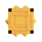 Коробка ответвительная FS 100х100х50мм 4р 450В 6А 4кв.мм с каб. вводами и клеммн. IP55 пластик. DKC FSB11404 FSB11404