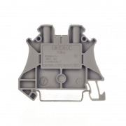 Клемма проходная винтовой зажим 2 точки подключения 4кв.мм сер. DKC TUR-4 TUR-4