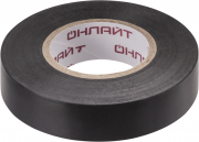 Изолента ПВХ 15мм (рул.20м) 71 677 OIT-B15-20/BL черн. ОНЛАЙТ 71677 71677