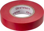 Изолента ПВХ 15мм (рул.20м) 71 678 OIT-B15-20/R красн. ОНЛАЙТ 71678 71678