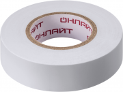 Изолента ПВХ 19мм (рул.20м) 71 689 OIT-B19-20/WH бел. ОНЛАЙТ 71689 71689