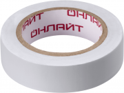Изолента ПВХ 71 673 OIT-B15-10/WH бел. ОНЛАЙТ 71673 71673