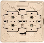 Розетка 4-м ОП Этюд 16А IP20 250В без с заземл. без защ. шторок крем. SE PA16-205K PA16-205K