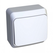 Выключатель кнопочный 1-кл. ОП Этюд 10А IP20 с самовозвратом бел. SE KA10-001B KA10-001B