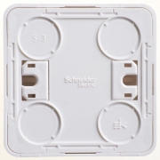 Выключатель кнопочный 1-кл. ОП Этюд 10А IP20 с самовозвратом бел. SE KA10-001B KA10-001B