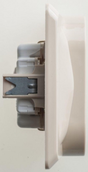 Розетка 2-м СП Этюд 16А IP20 250В с заземл. без защ. шторок крем. SE PC16-007K PC16-007K