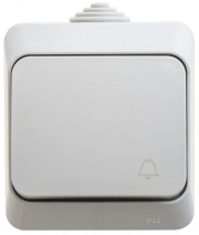 Выключатель 1-кл. ОП Этюд 10А IP44 10AX сер. SE BA10-041C BA10-041C