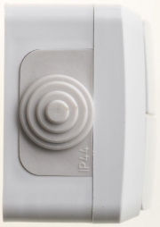 Выключатель 2-кл. ОП Этюд 10А IP44 10AX сер. SE BA10-042C BA10-042C