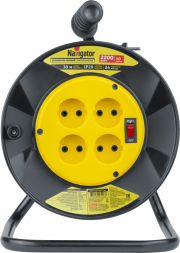 Удлинитель на катушке 4х30м без заземл. 93 903 NPE-R-04-30-X-2х1 NAVIGATOR 93903 93903